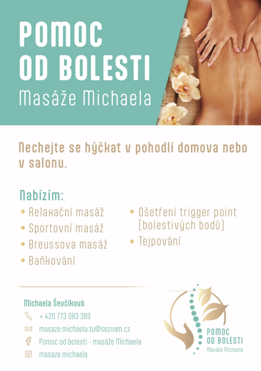 Pomoc od bolesti - Masáže Michaela - obrázek 3