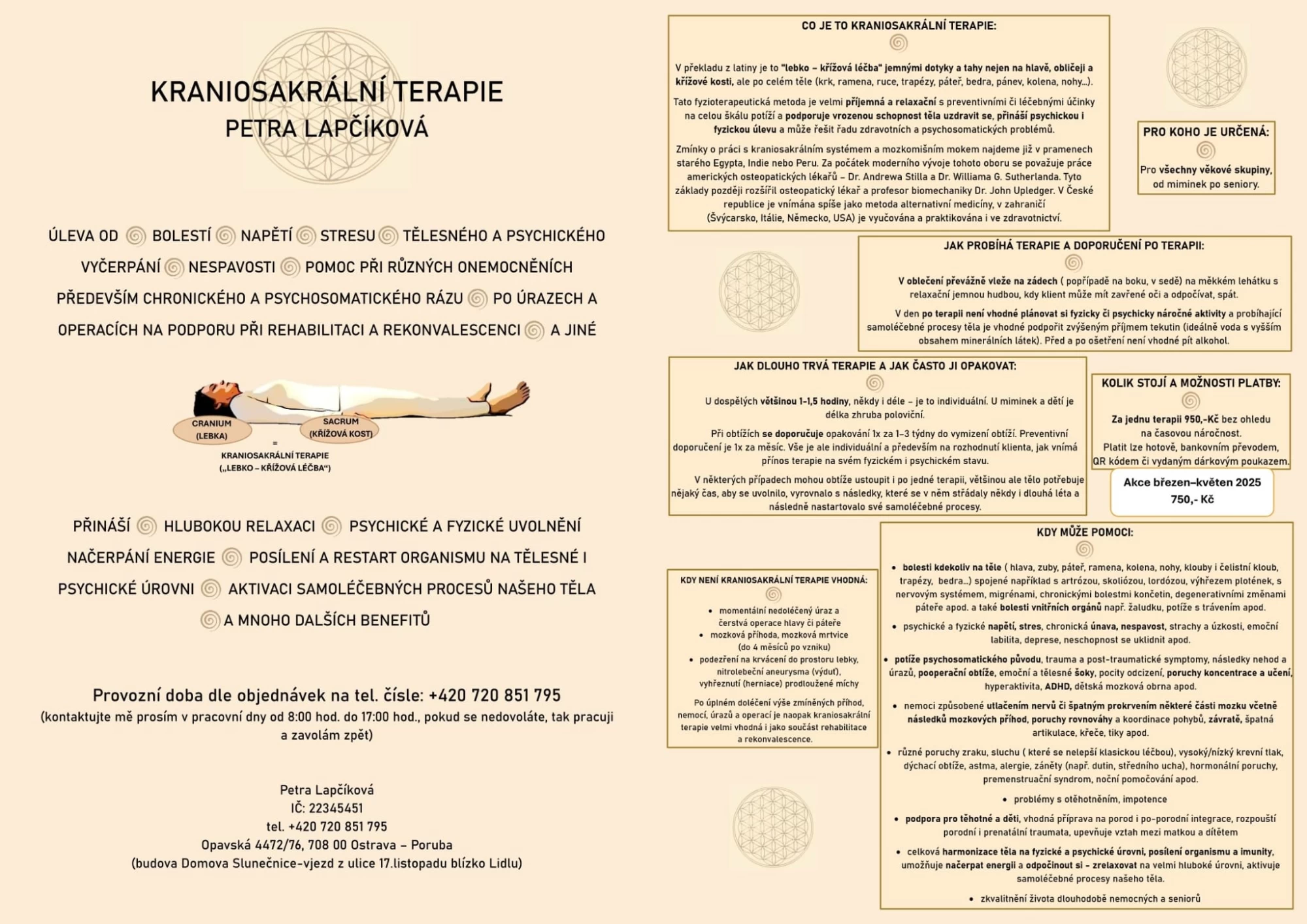 Kraniosakrální terapie Petra Lapčíková - obrázek 2