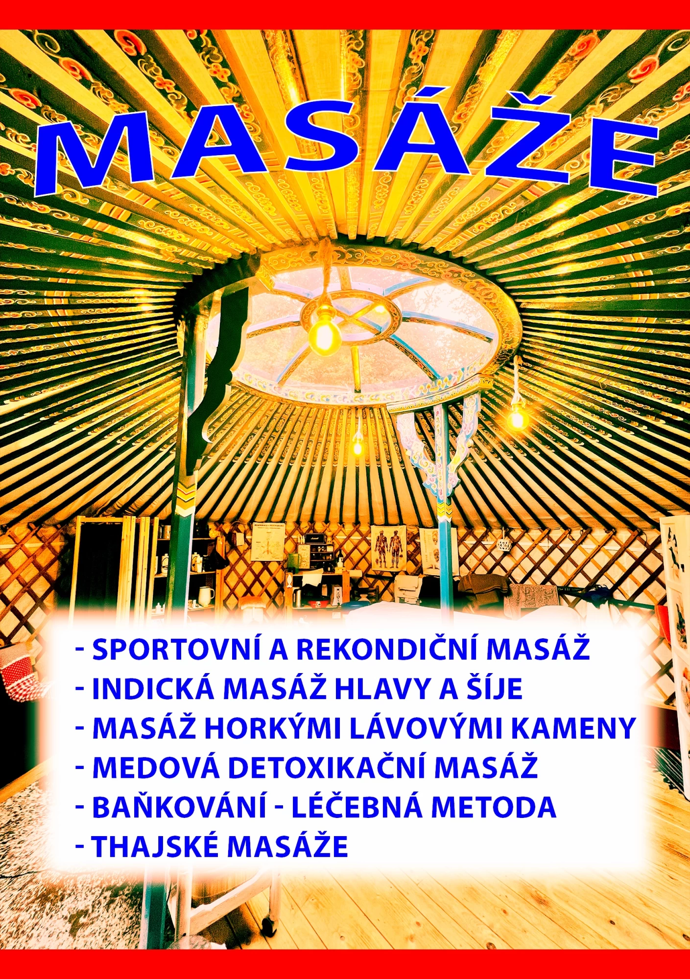 Masáže v jurtě - obrázek 4